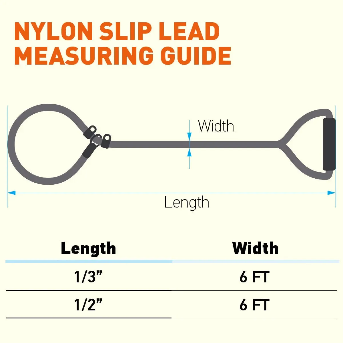 Round Nylon Slip Lead