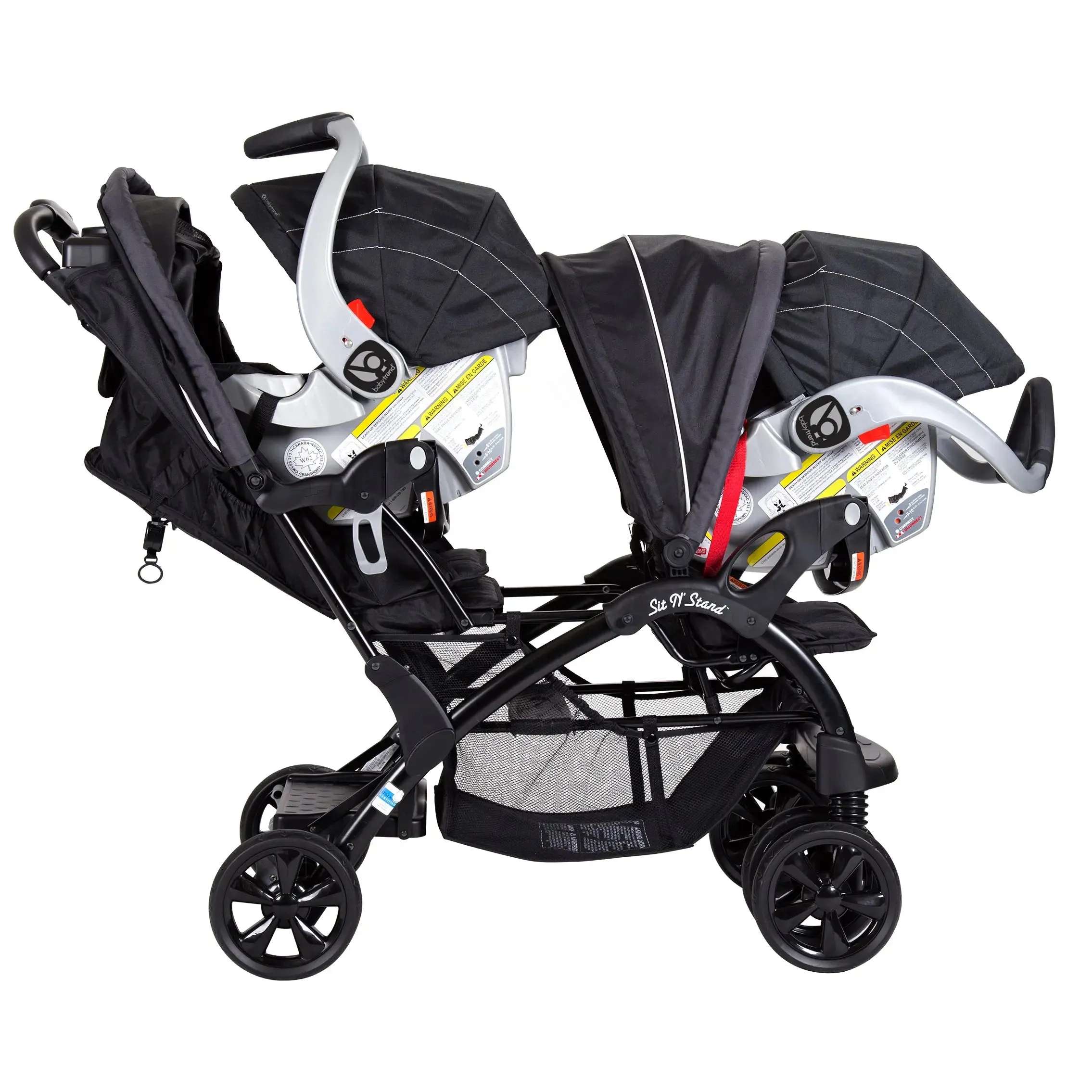 Sit N' Stand® Double Stroller - Onyx (Canada)