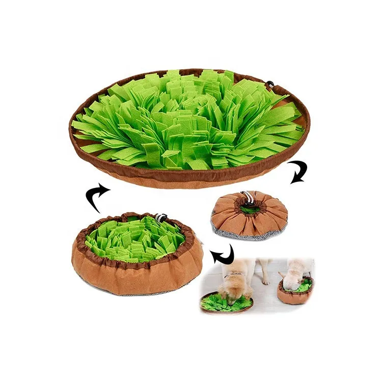 Sniff and Find Snuffle Mats for Dogs - Treat Dispenser Dog Toy