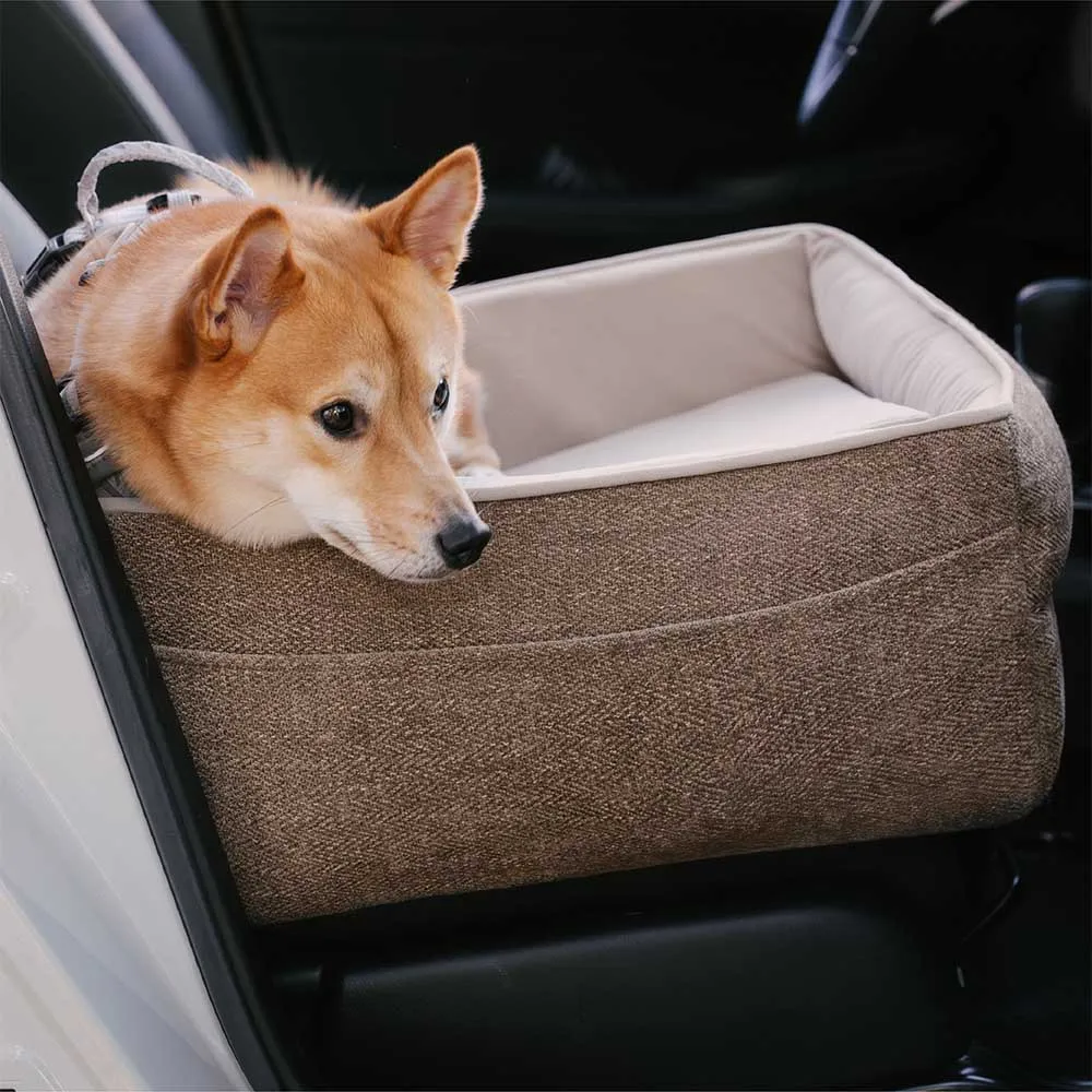 Travel Safety Seat Thickened Elevated Dog Car Seat Bed