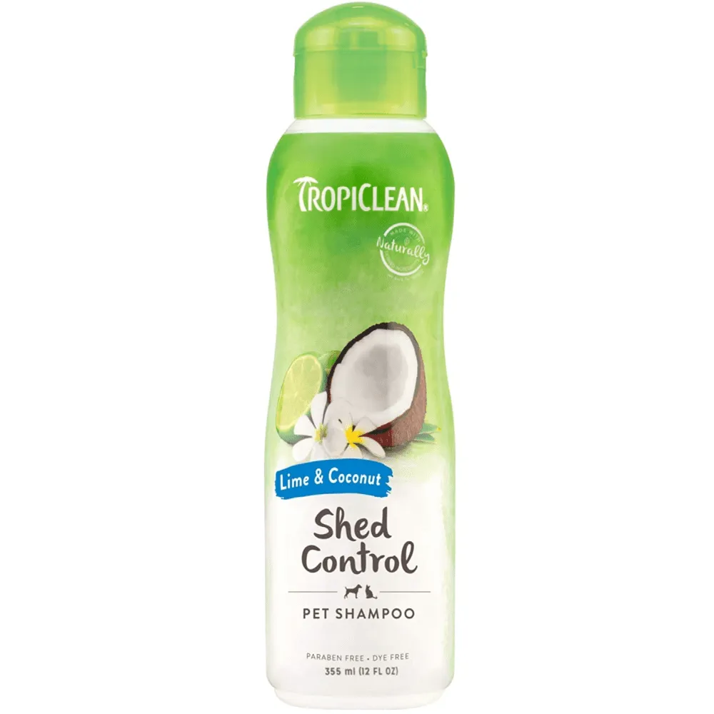 Tropiclean Lime & Coconut Shed Control Shampoo for Dogs and Cats