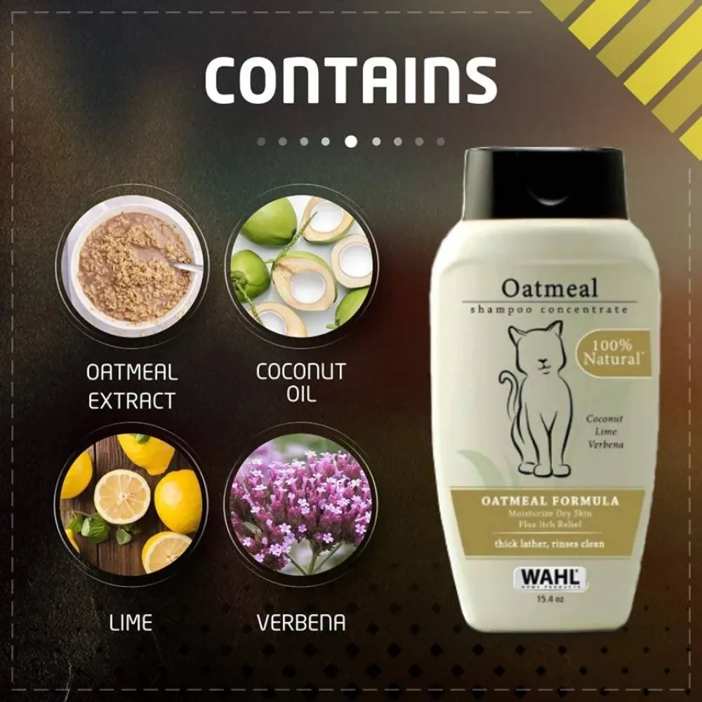 Wahl Oatmeal Shampoo for Cats