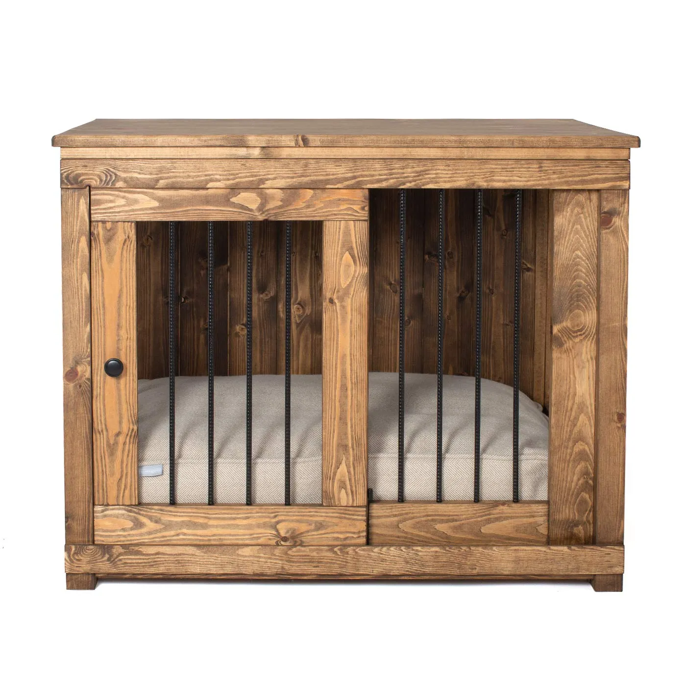 Wooden Sliding Door Broadsand Dog Crate by Lords & Labradors