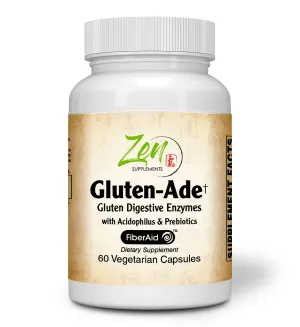 Zen Supplements Gluten-Ade Digestive Enzyme Formula - 60 Vegcaps