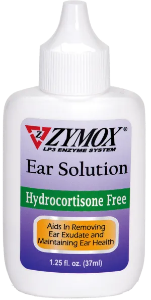 ZYMOX Enzymatic Ear Solution Hydrocortisone Free (1.25-oz)