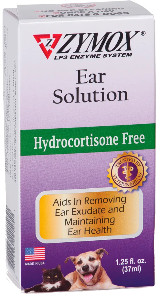 ZYMOX Enzymatic Ear Solution Hydrocortisone Free (1.25-oz)