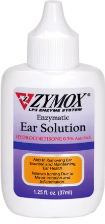 Zymox Enzymatic Ear Solution With 0.5% Hydrocortisone for Dogs